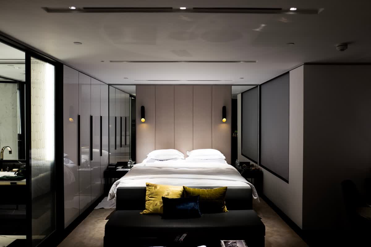 Boutique hotel guest room